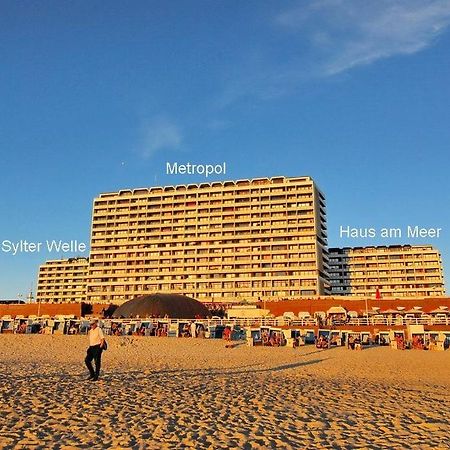Sylter Welle, Whg 28, Seeseite Westerland Kültér fotó